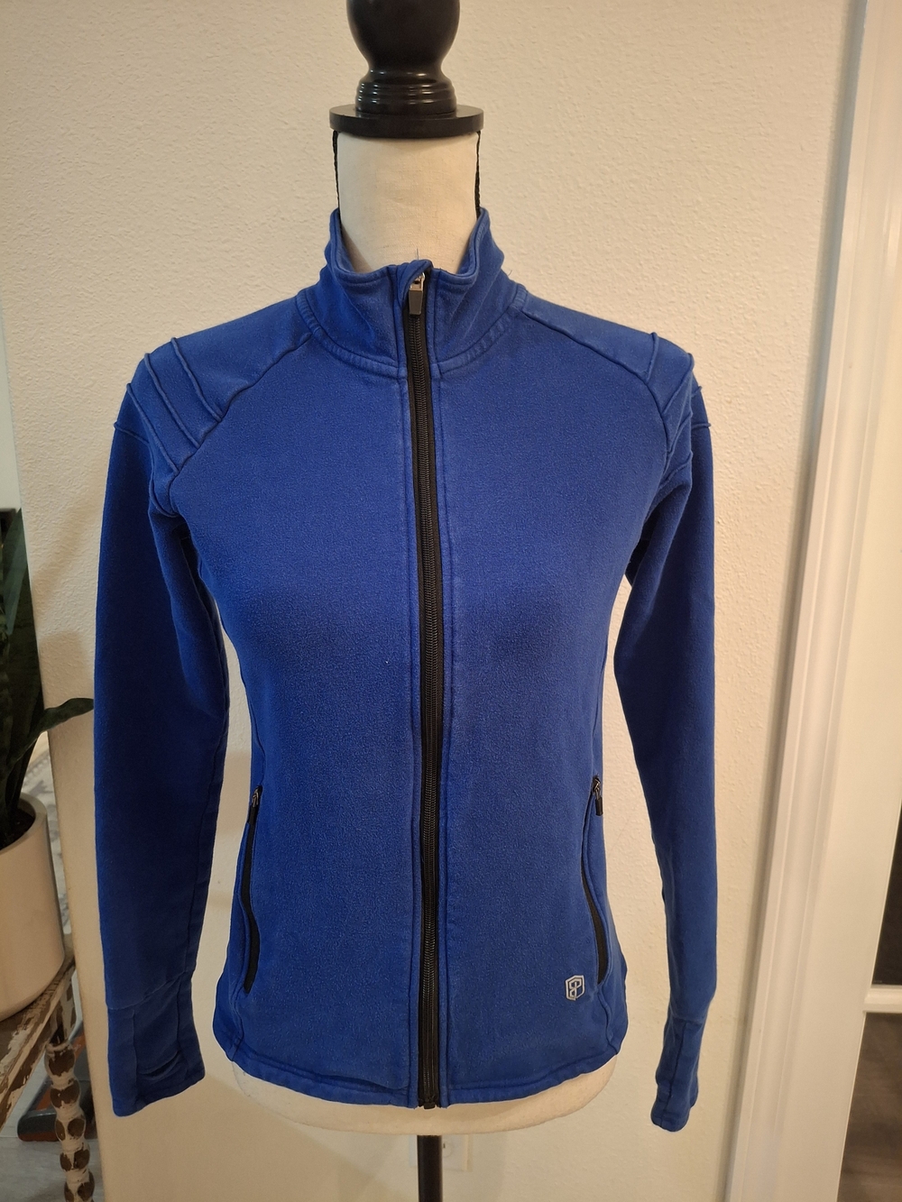 Born Primitive Royal Blue Full-Zip Women's Cotton Jacket